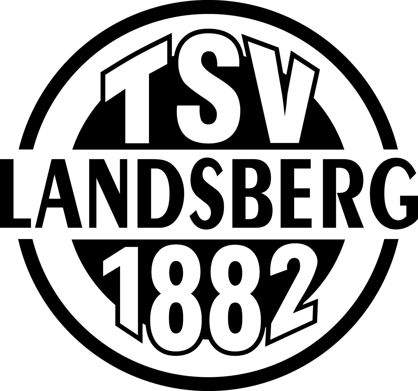 TSV 1882 Landsberg Logo — Schwarz