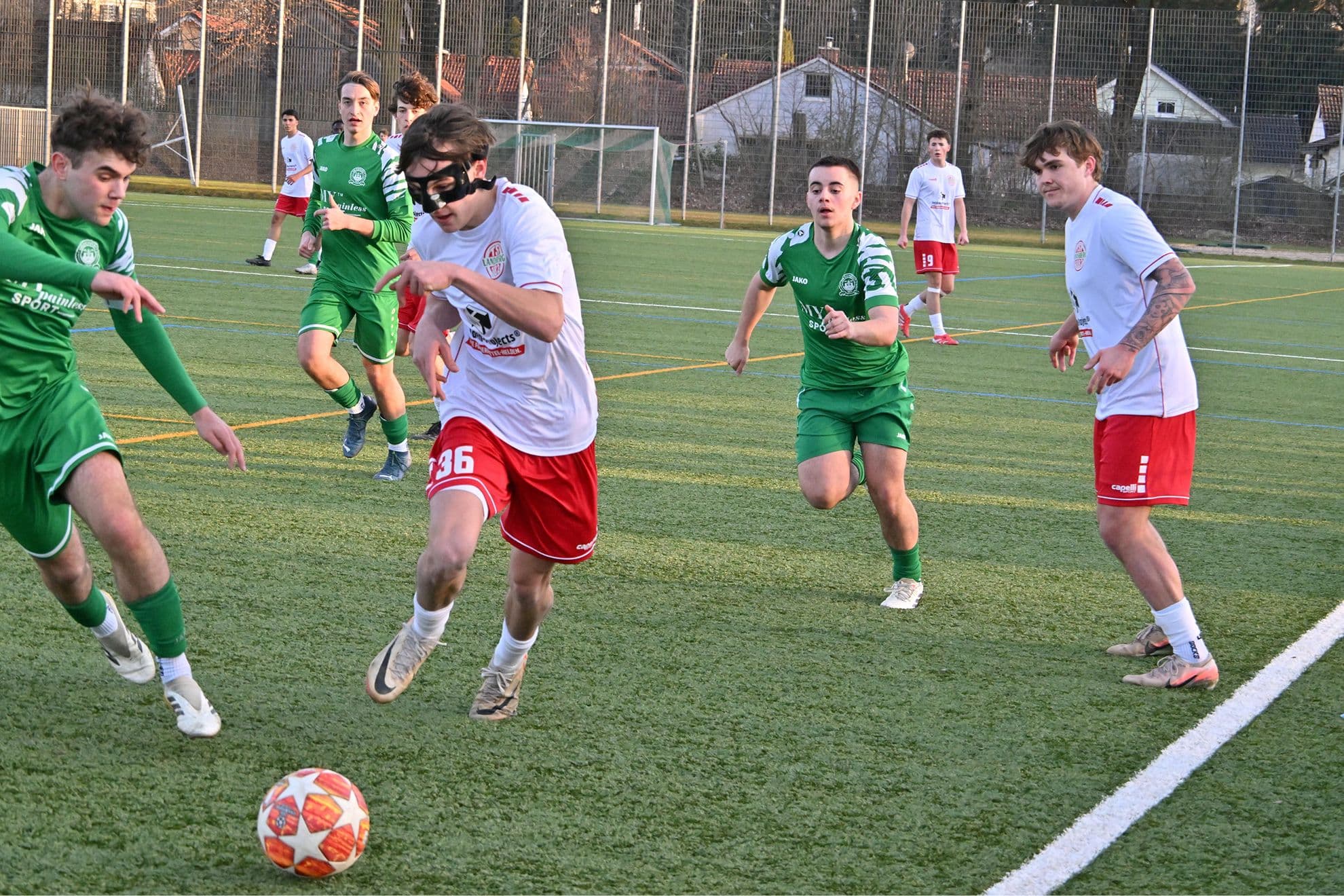 TSV Landsberg Jugendmannschaft beim Training